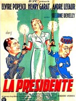 La Présidente (1938) afişi