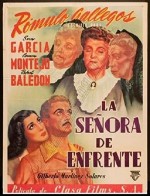 La Señora De Enfrente (1945) afişi