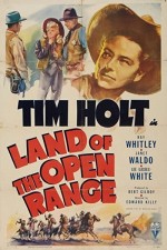 Land Of The Open Range (1942) afişi