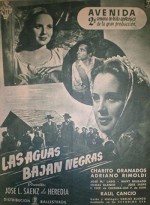 Las Aguas Bajan Negras (1948) afişi