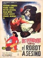 Las luchadoras vs el robot asesino (1969) afişi