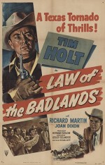 Law Of The Badlands (1951) afişi