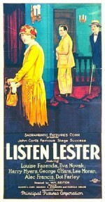 Listen Lester (1924) afişi