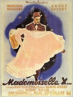 Mademoiselle X (1945) afişi