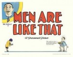 Men Are Like That (1930) afişi