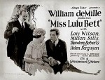 Miss Lulu Bett (1921) afişi