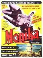 Monika'yla Bir Yaz (1953) afişi