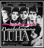 Nagbabagang Luha (1988) afişi