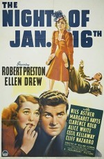 Night Of January 16th (1941) afişi