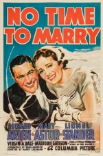 No Time To Marry (1938) afişi