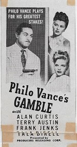 Philo Vance's Gamble (1947) afişi