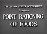 Point Rationing Of Foods (1943) afişi