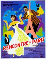 Rencontre à Paris (1956) afişi