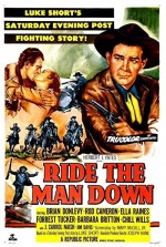 Ride The Man Down (1952) afişi