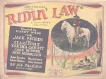 Ridin' Law (1930) afişi