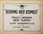 Roping Her Romeo (1917) afişi