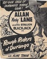Rough Riders Of Durango (1951) afişi