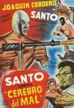 Santo Contra Cerebro Del Mal (1961) afişi