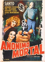 Santo En Anónimo Mortal (1975) afişi
