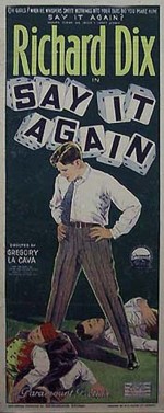 Say It Again (1926) afişi
