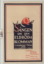 Sången Om Den Eldröda Blomman (1919) afişi