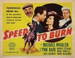 Speed To Burn (1938) afişi