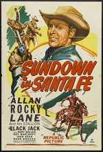 Sundown In Santa Fe (1948) afişi