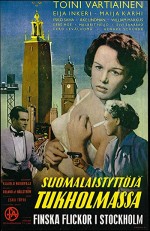 Suomalaistyttöjä Tukholmassa (1952) afişi