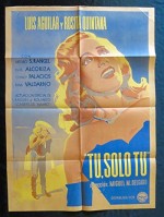 Tú, Solo Tú (1950) afişi
