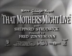 That Mothers Might Live (1938) afişi