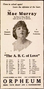 The ABC of Love (1919) afişi