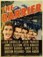 The Barrier (1937) afişi