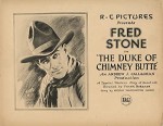 The Duke Of Chimney Butte (1921) afişi