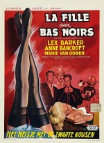 The Girl In Black Stockings (1957) afişi