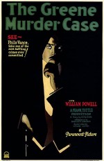 The Greene Murder Case (1929) afişi