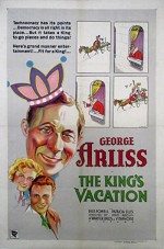The King's Vacation (1933) afişi