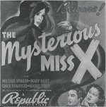 The Mysterious Miss X (1939) afişi