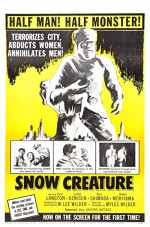 The Snow Creature (1954) afişi