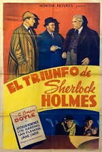 The Triumph Of Sherlock Holmes (1935) afişi