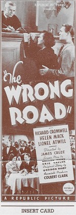 The Wrong Road (1937) afişi
