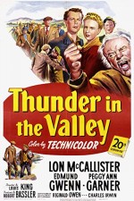 Thunder in the Valley (1947) afişi