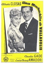 Una Muchachita De Valladolid (1958) afişi