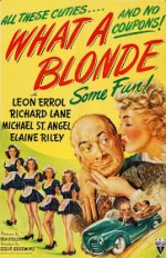 What A Blonde (1945) afişi