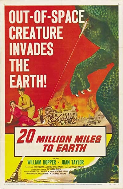 20.000 Million Miles To Earth (1957) afişi 20.000 Million Miles To Earth (1957) afişi