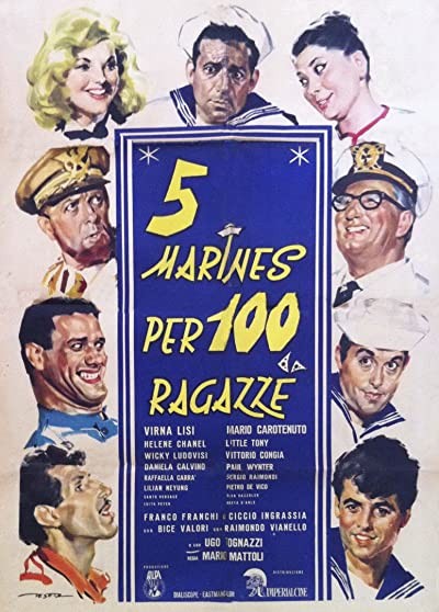 5 Marines Per 100 Ragazze (1961) afişi 5 Marines Per 100 Ragazze (1961) afişi
