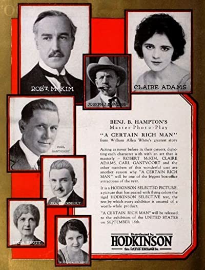 A Certain Rich Man (1921) afişi A Certain Rich Man (1921) afişi