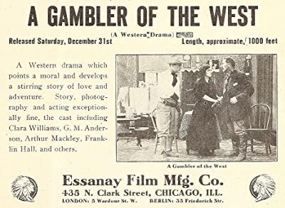 A Gambler Of The West (1910) afişi A Gambler Of The West (1910) afişi