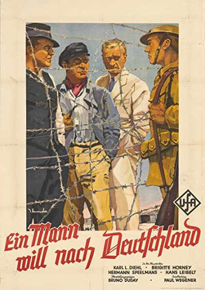 A Man Wants To Get To Germany (1934) afişi A Man Wants To Get To Germany (1934) afişi