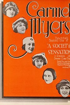 A Society Sensation (1918) afişi