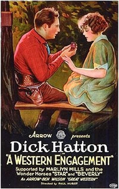 A Western Engagement (1925) afişi A Western Engagement (1925) afişi